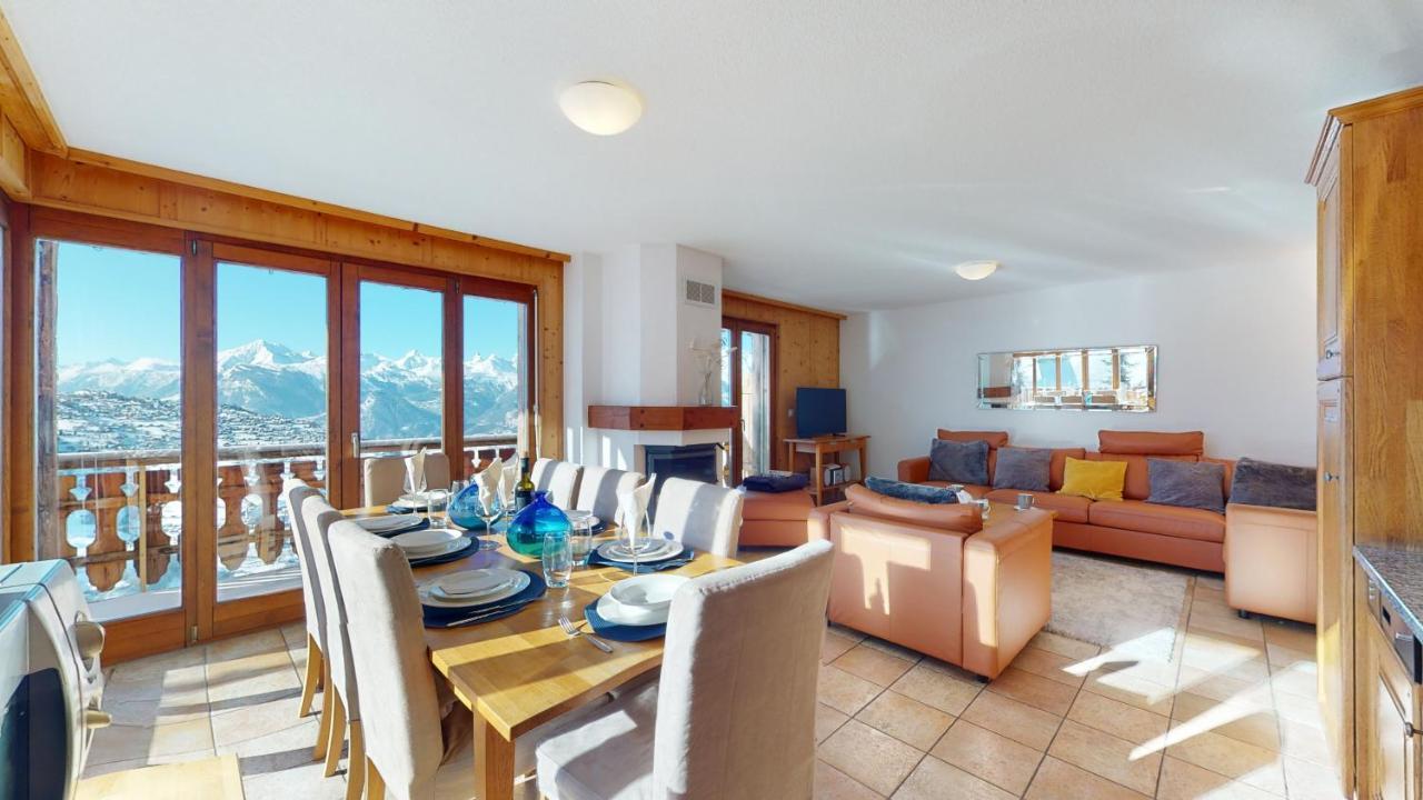 Balcons Du Soleil Y2 211 - Quiet Apartment 6 Pers Veysonnaz Exteriör bild