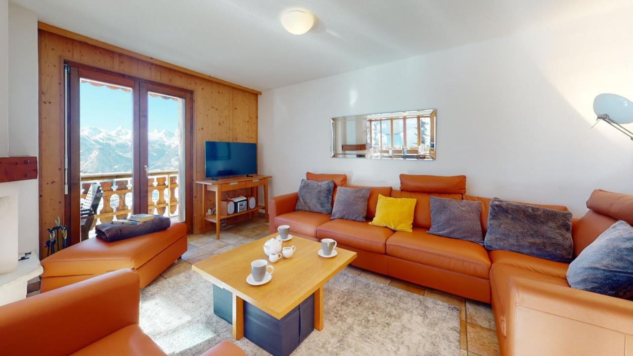 Balcons Du Soleil Y2 211 - Quiet Apartment 6 Pers Veysonnaz Exteriör bild