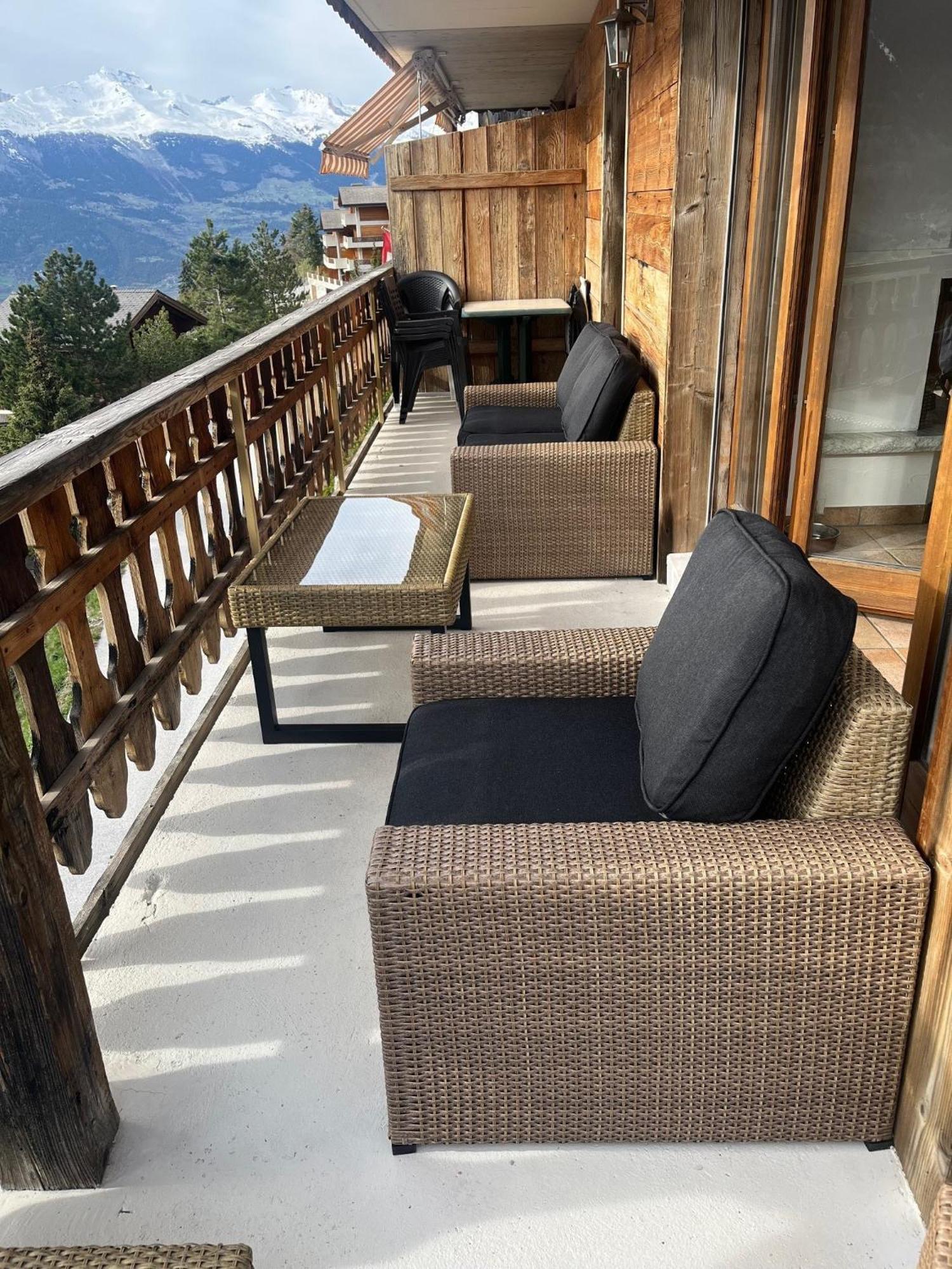 Balcons Du Soleil Y2 211 - Quiet Apartment 6 Pers Veysonnaz Exteriör bild